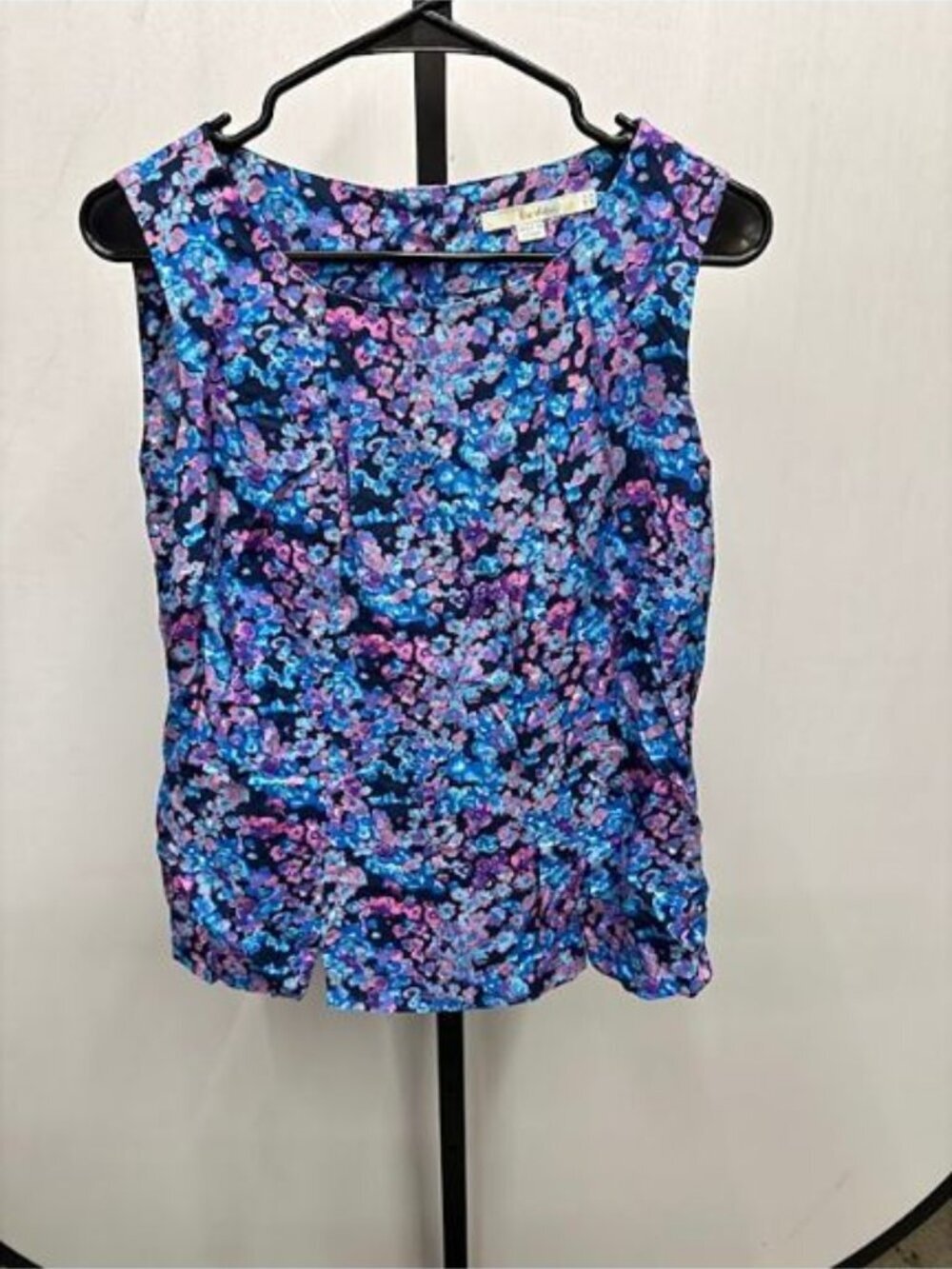 Boden Multicolor Floral Sleeveless Silk Blend Top